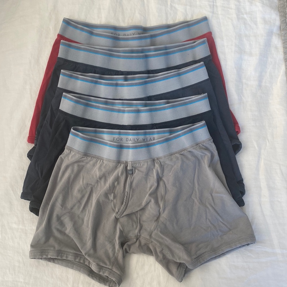 Mack Weldon Jersey Boxer Briefs - set of 5, Medium